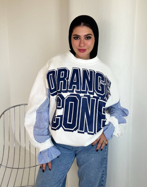 هودى ميكس كم مقلم تريندي