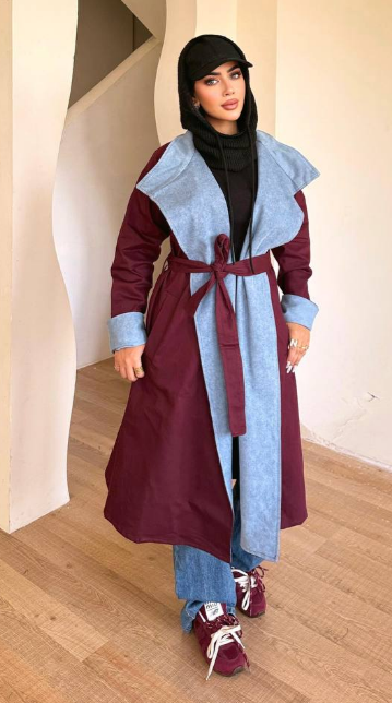 Denim Mix Trench – ترنش دينم ميكس