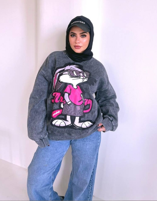 سويتشيرت كيوت 🎀 خامة ميلتون