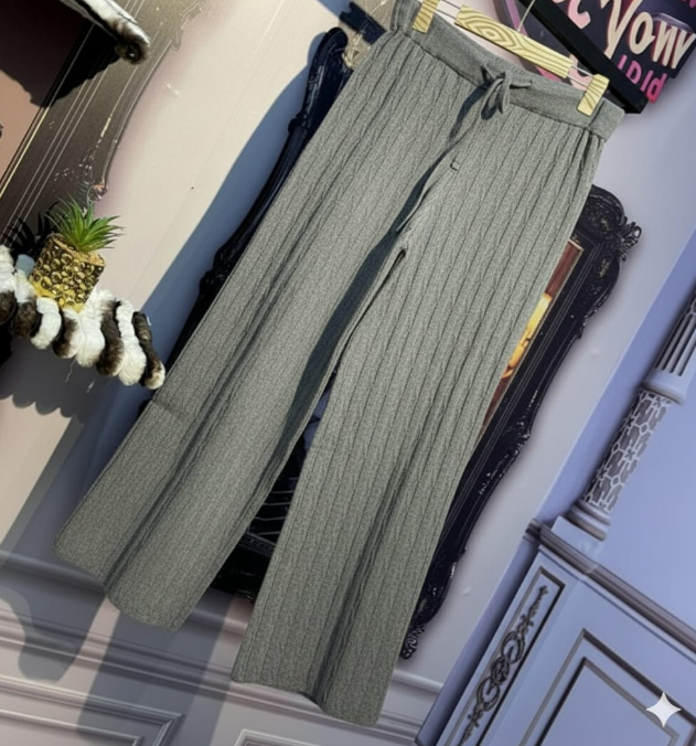 بنطلون وايد ليج مسحب،  😘