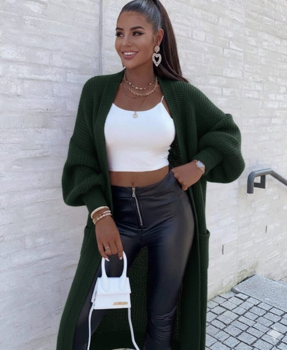 كادي طويل كم بالونه، ستايل أنيق وراقي