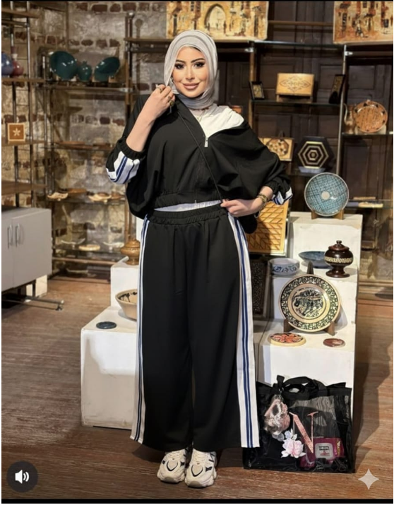 💥 سوت 3 قطع ميلتون بخطين وزونط 💥