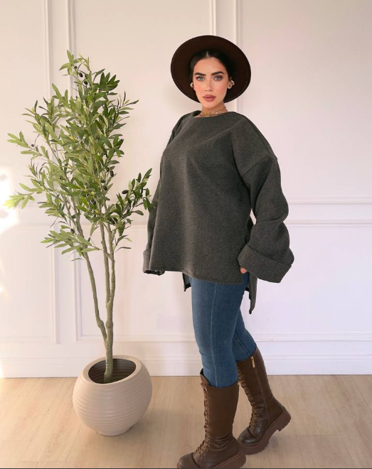 Daily Cozy Pullover – بلوفر ديلي كوزي