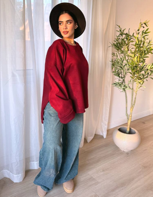 Daily Cozy Pullover – بلوفر ديلي كوزي