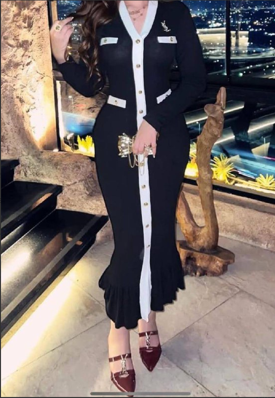 فستان ريب شتوي تركي – تصميم ألترا شيك