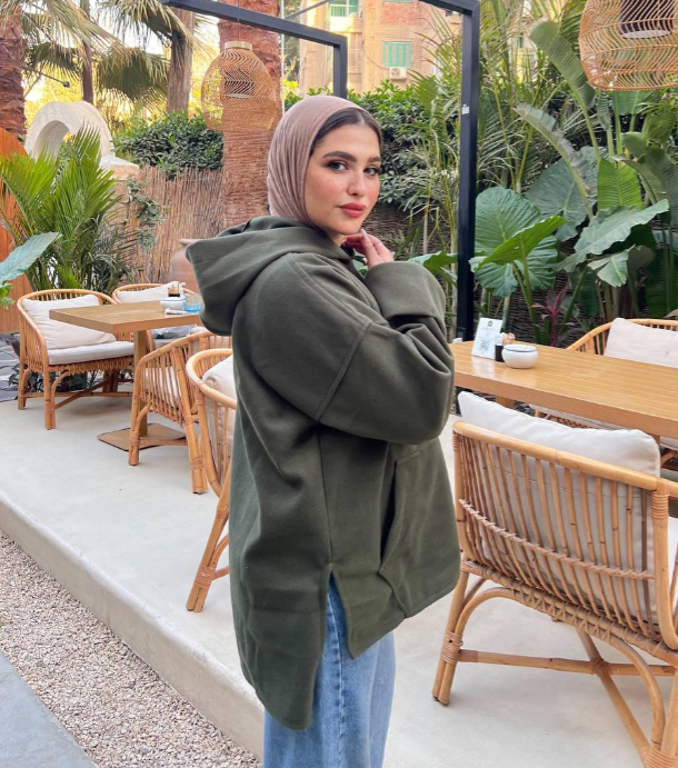 هودي جوخ ليكرا  مستورد- أوفر سايز –